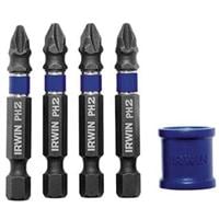 Impact Power Bit 5 Piece Set with Magnetic Screw-Hold Attachment